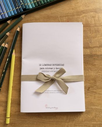 Pack 12 láminas botánicas para COLOREAR | Hierbas aromáticas