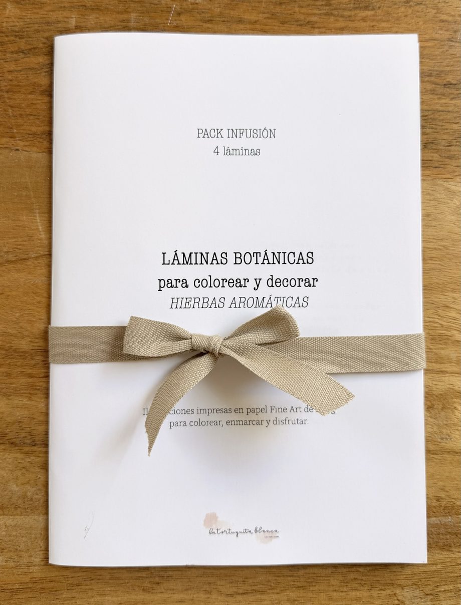 Láminas botánicas para COLOREAR | Hierbas aromáticas